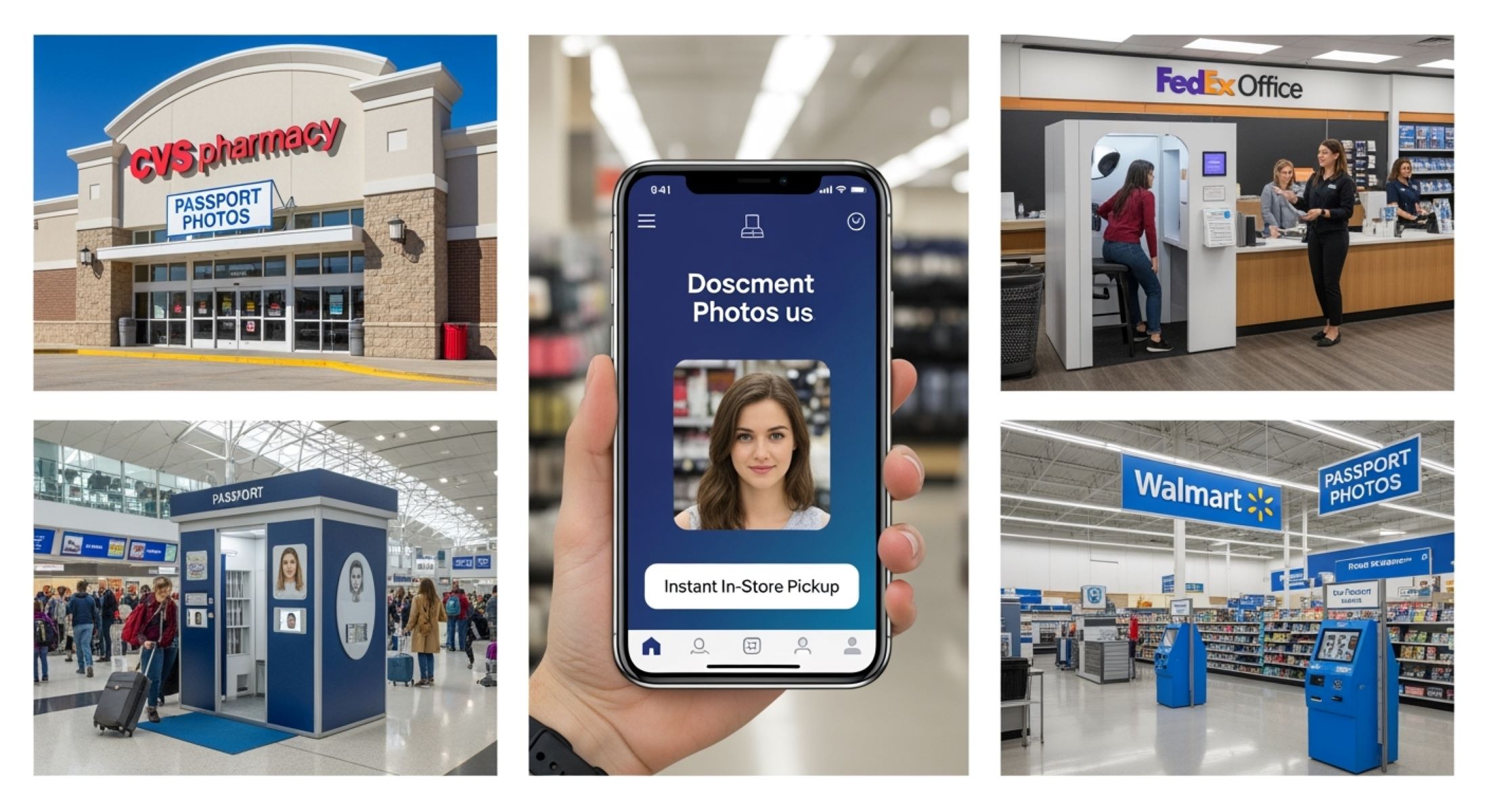 Where in the U.S. you can quickly get document photos done